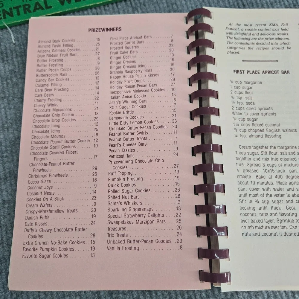 Come Again Cookie Cook Book by Evelyn Birkby KMA Broadcasting 1987